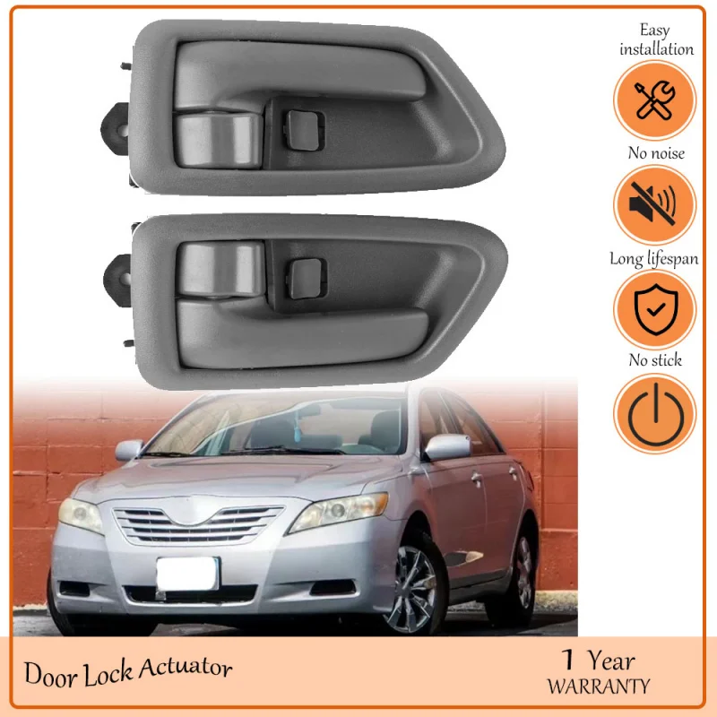 

Inside Door Handles Pair Front Rear Driver Passenger Side Replacement for 1997-2001 Toyota Camry Gray,oem 69206AA010B1