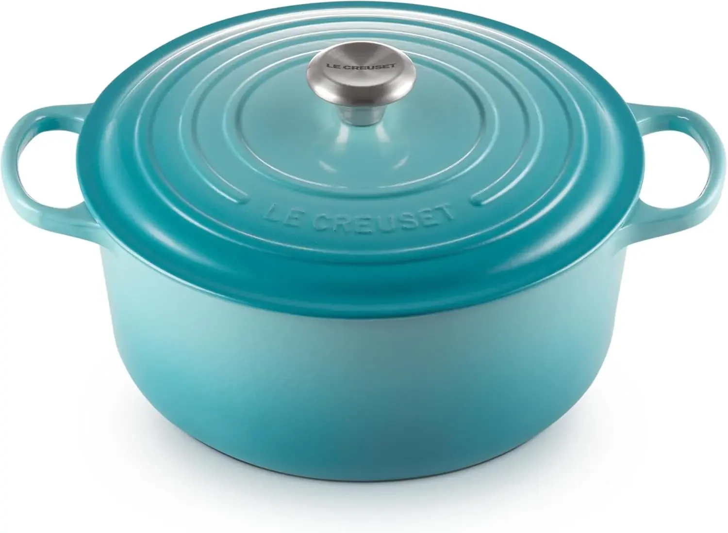 

Enameled Cast Iron Signature Round Dutch Oven, 7.25 qt., Caribbean