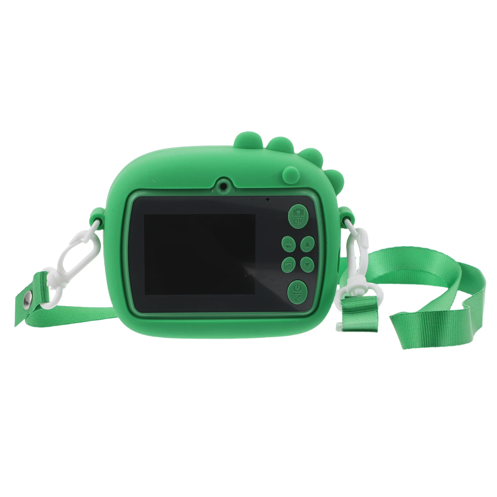 كاميرا رقمية للأطفال بتصميم كرتوني بعدسة مزدوجة ومسجل فيديو مطبوع فوري للأولاد والبنات هدية إبداعية للتصوير الفوتوغرافي للأطفال