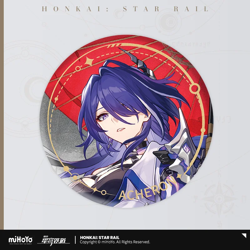 Presale Honkai: Star Rail Official Merchandise Nihility Paths Tinplate Badge Acheron Black Swan Guinaifen Luka Kafka Pela Sampo