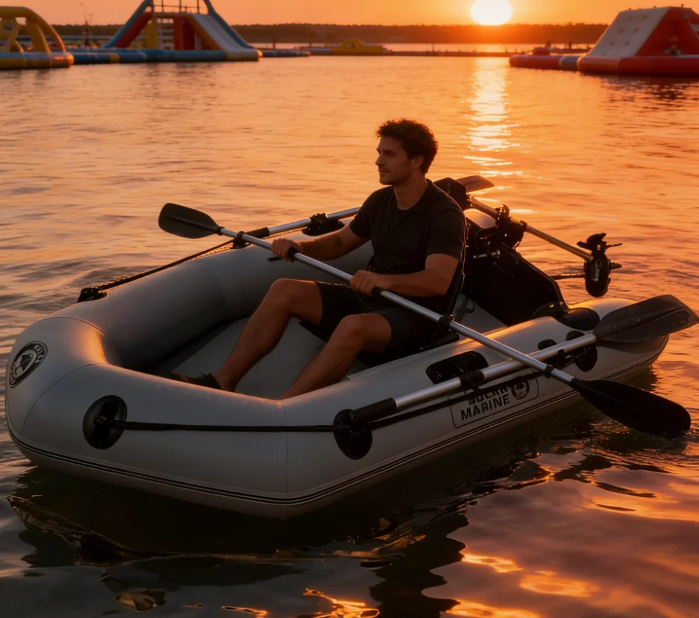 Kayak Inflable para 2 Personas, PVC de 0.7mm, 7.5 pies, 230cm, Bote de Velocidad, Canoa con Accesorios Gratuitos para Deportes Acuáticos al Aire Libre