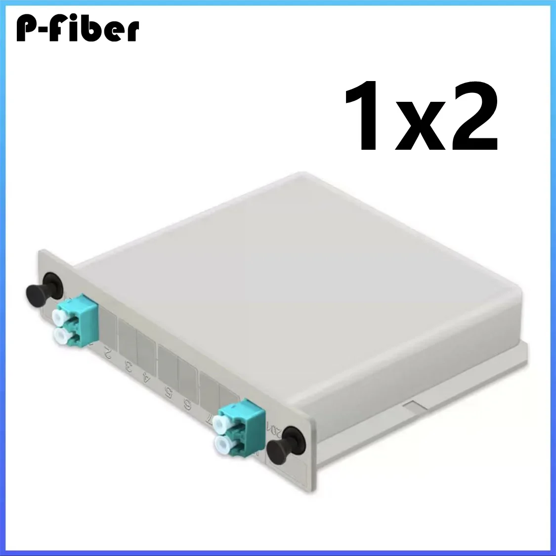 1pc LC plug-in optical fiber splitter OM3 1x2 1x4 1x8 1x16 1x32 fiber optic coupler MM FTTH 1*2 1*8 1*16