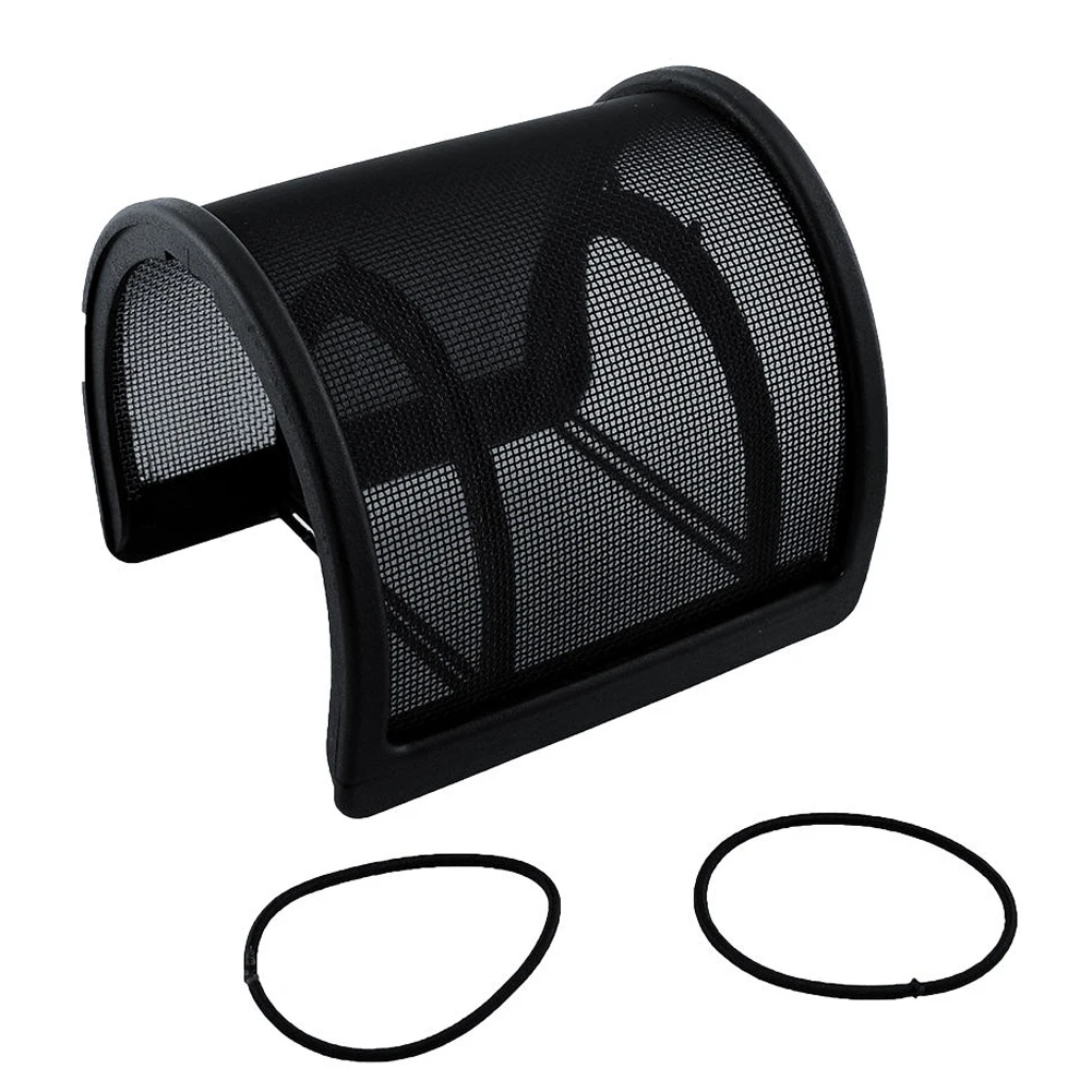 

Metal Microphone Head Anti Spray Hood Double Layer U-shaped Mic Blowout Prevention Net Black Special for Karaoke