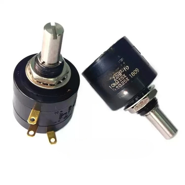 10-Turn Wirewound Adjustable Potentiometer 22HP-10 Resistance 1K 2K 5K 10K 20K Circuit Trim Component