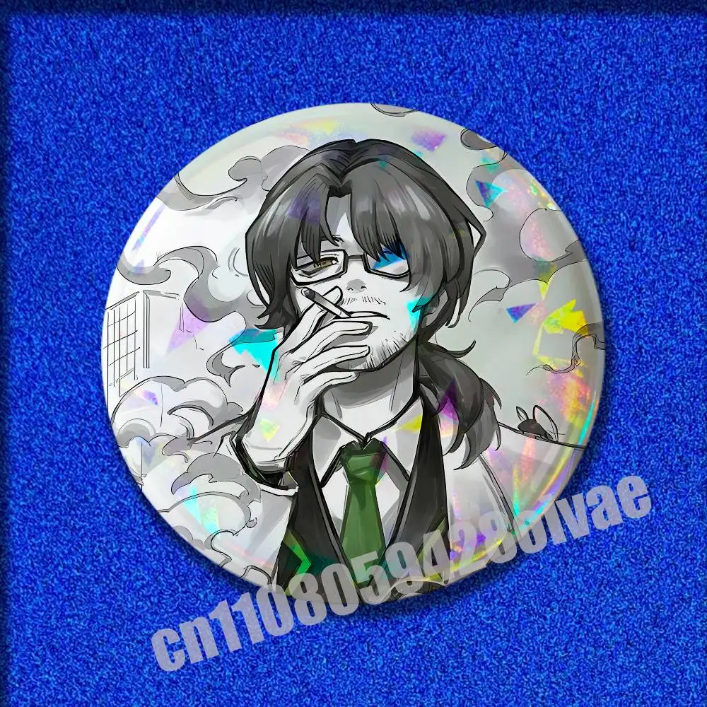 

For Emblem Round Gregor L-Limbus C-Company Pins Insignia Badge Cover Ornament 75mm Cosplay Brooch Button