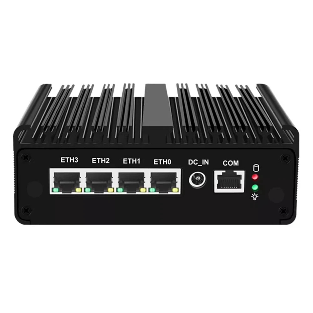 Imagem -03 - Geração Intel N100 Mini pc Firewall Roteador Lan I226-v 2.5g N6000 N5105 J4125 Nvme Fanless Mini Computador Proxmox Pfsense Caixa 12a