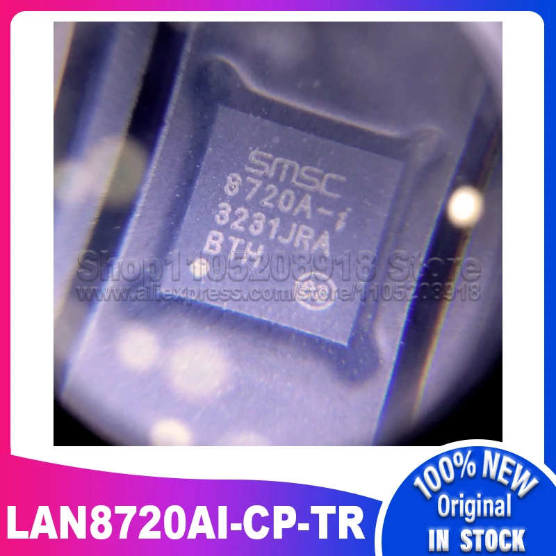 5~20PCS/LOT LAN8720AI-CP-TR LAN8720AI-CP LAN8720AI LAN8720 8720A-I QFN24 100% New Spot stock