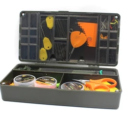 Caja de aparejos de pesca de carpa, equipo para aparejo de pesca de carpa, pelo Ronnie Zig, accesorios, estuche de almacenamiento giratorio, billetera de aparejo