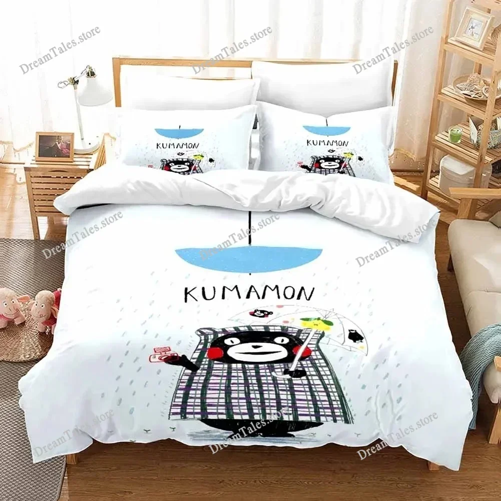 

Home Textile Cartoons Comics Kumamon Cover Duvet Cover Pillow Case Boy Girl Polyester Bedding Set King Queen Twin Size741