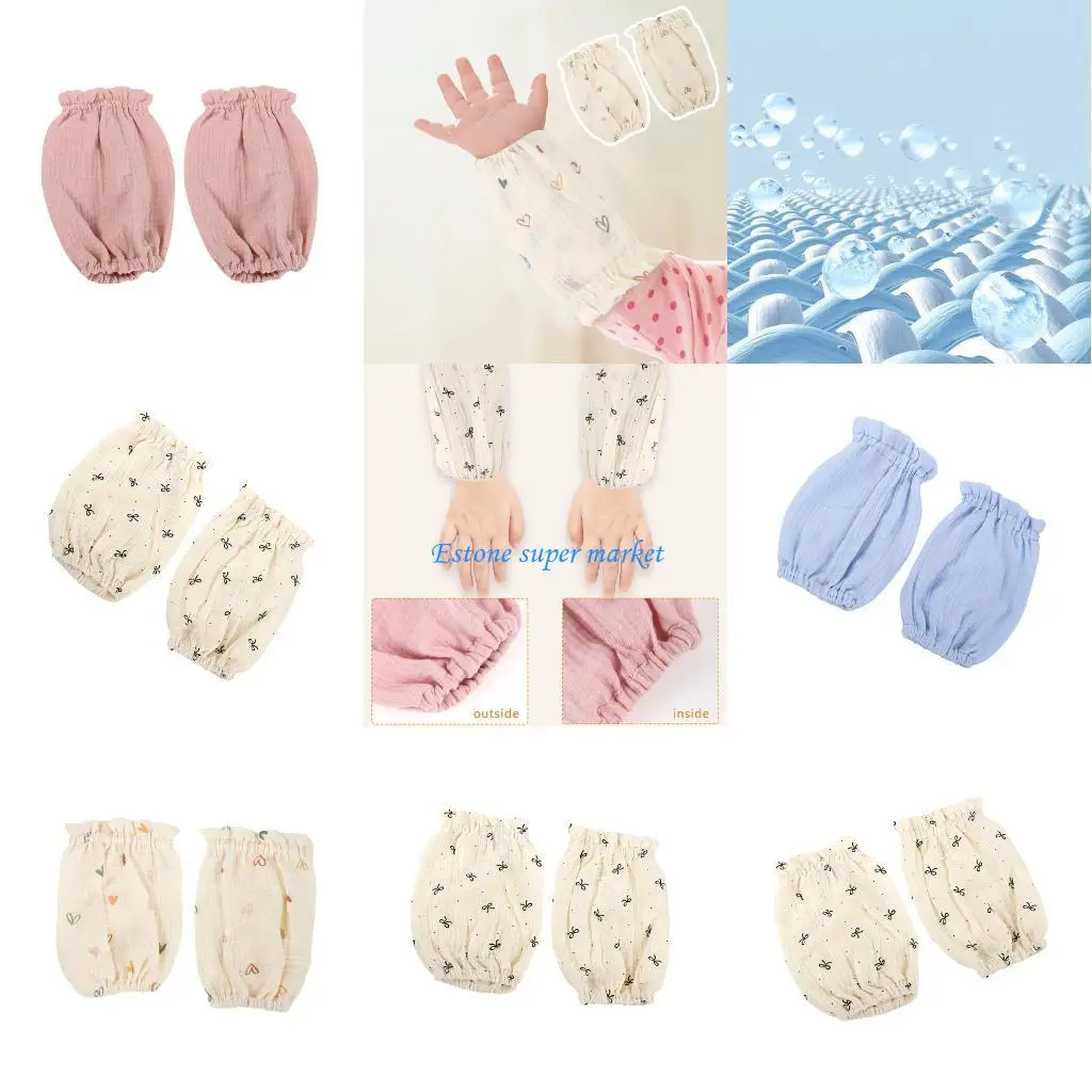 

090B Patterned Toddler Sleeve Covers Elastic Wristbands for Outdoor Must Haves
