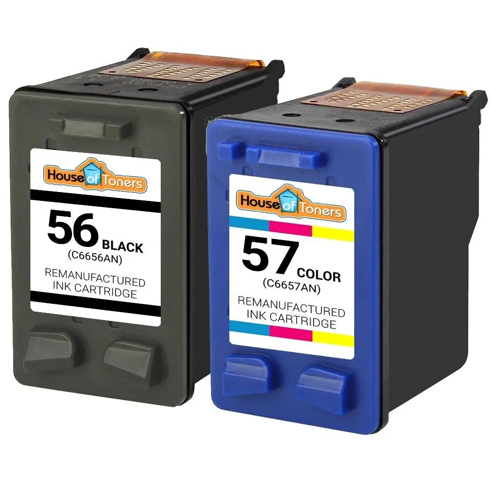 

2pk for HP 56 & 57 Ink fits Deskjet 450 5150 5550 5650 5850 9650 9670 9680