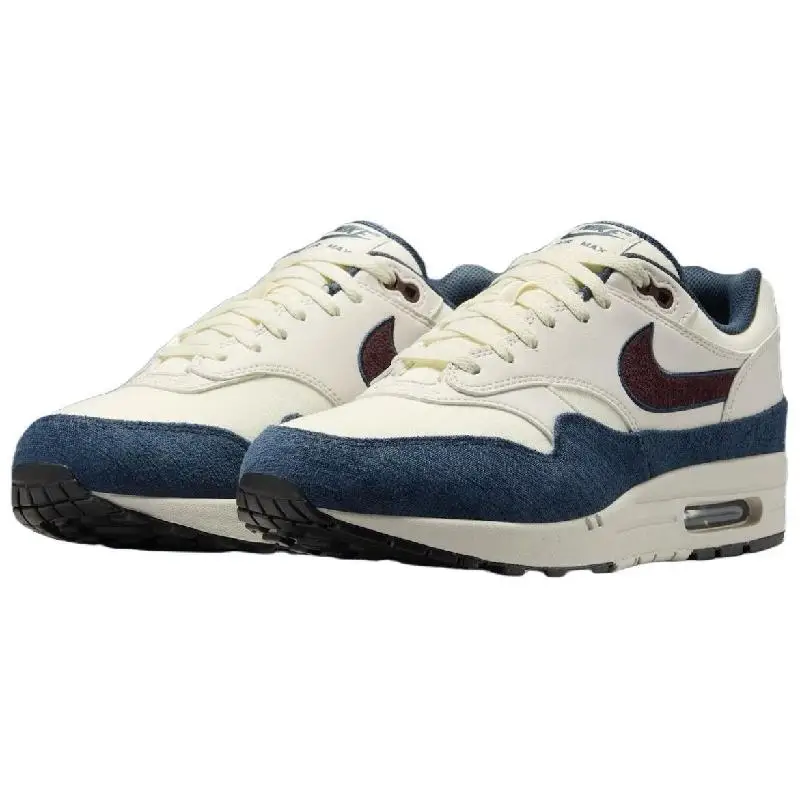 Nike Nike Air Max 1 Coconut Milk Burgundy Crush Navy Sneakers shoes FN6952-103