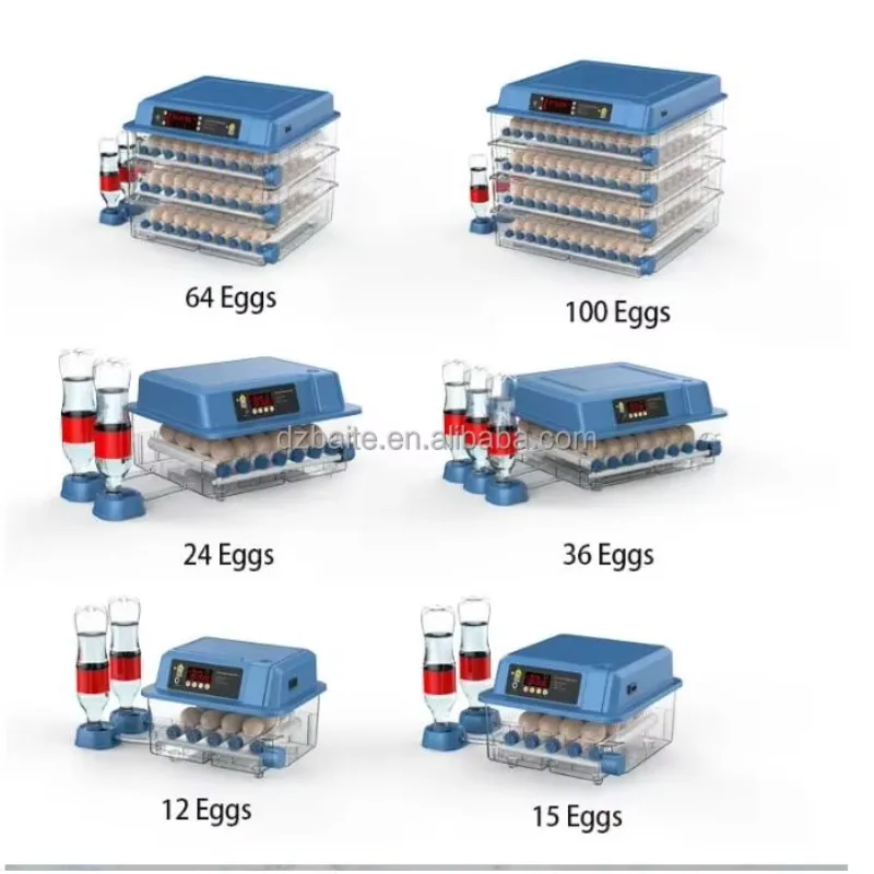 100% New Farm Incubator for Poultry Eggs PP Material for Chicken Duck Turkey Emu & Reptile Eggs