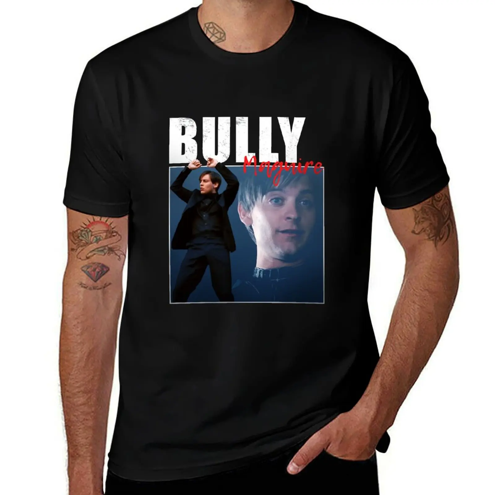 Bully Maguire Vintage T-Shirt Construction Work Tee Shirt T-Shirt