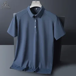 Plus Size 8XL 9XL High Quality Mens Golf Polo Shirt Moisture Wicking Quick-Dry Short Sleeve Business Polo Shirts Men Clothing