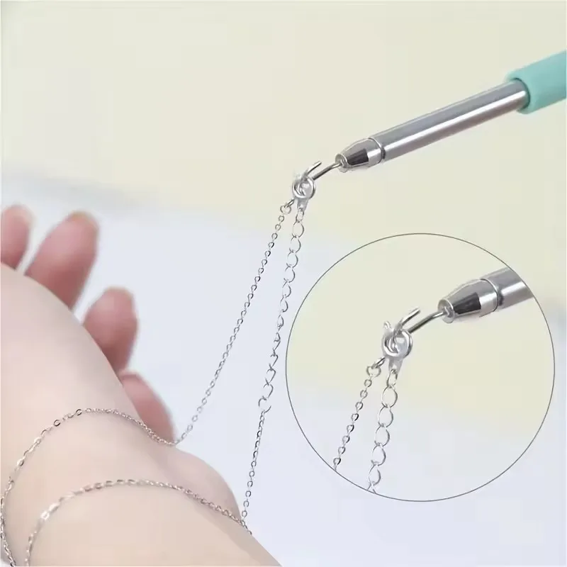 Help Wear Bracelet Tool Partner Jewelry Helper Fastening Aid Quickly Unfasten Hooking Equipment Pliers Clasps Ties Zipper Craft
