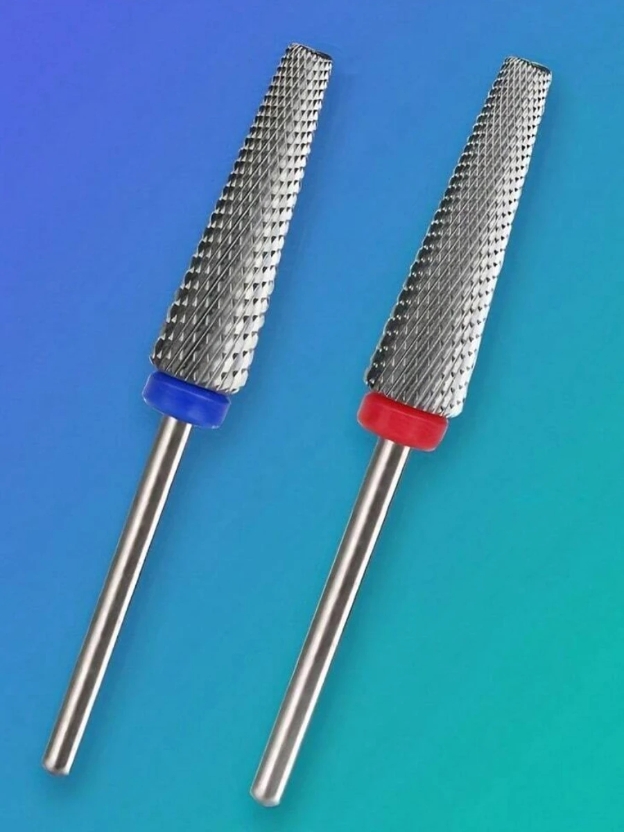 1PC Nail Drill Bits 3/32'' - L-Shaped Smooth Stop Barrel Carbide Bit for Professional Finish, Fast Remove, Shape & Smooth Acryli - Detail 1