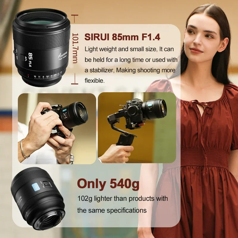 Full Frame AF Auto Focus Prime Lens for Sony E Nikon Z Fujifilm X Mount A7MIV A7R A7S Z8 Z9 Z6III XT50 XS10 XT3