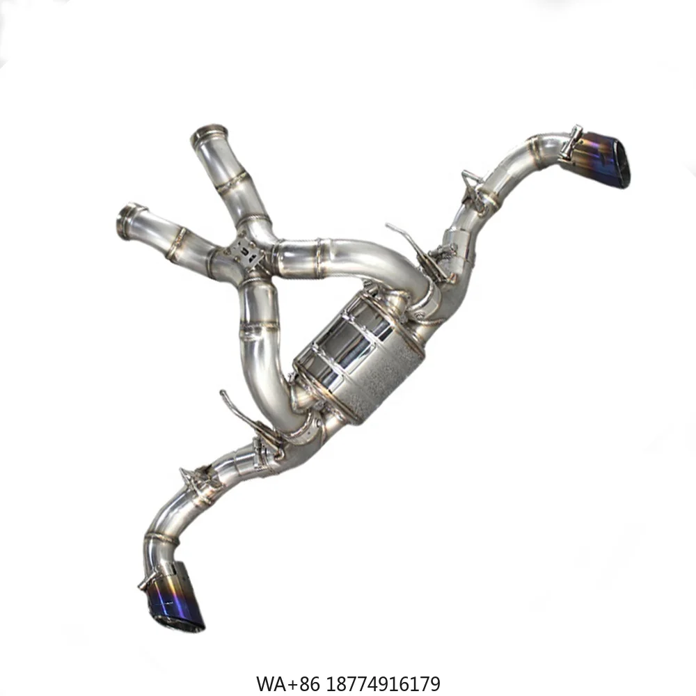 

OEM Catback выхлоп для 540 570 570s 3,8t 2015 + нержавеющая сталь 304, высокопроизводительная выхлопная труба, глушитель Catback