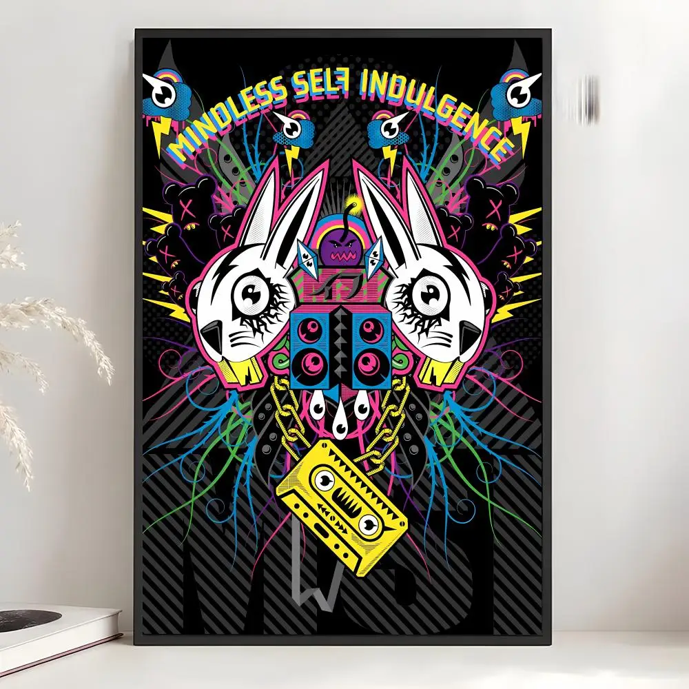 band rock M-Mindless Self Indulgence Poster Art Wall Decor Indoor Outdoor for Collectors