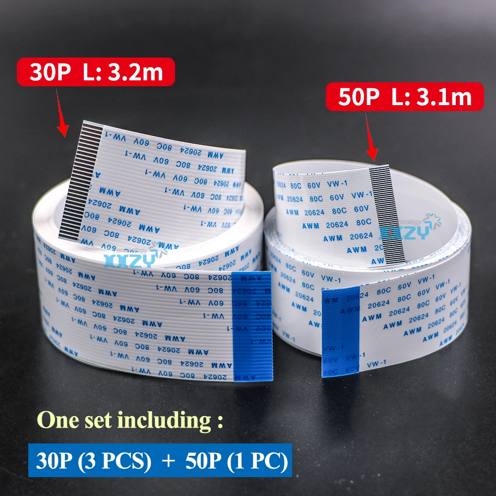 Mimaki Jv33 Lange Datakabel 30P 50Pins Moederbord Datakabel Voor Jv33/Ts3 Inkjet Printer Ffc Datalijn