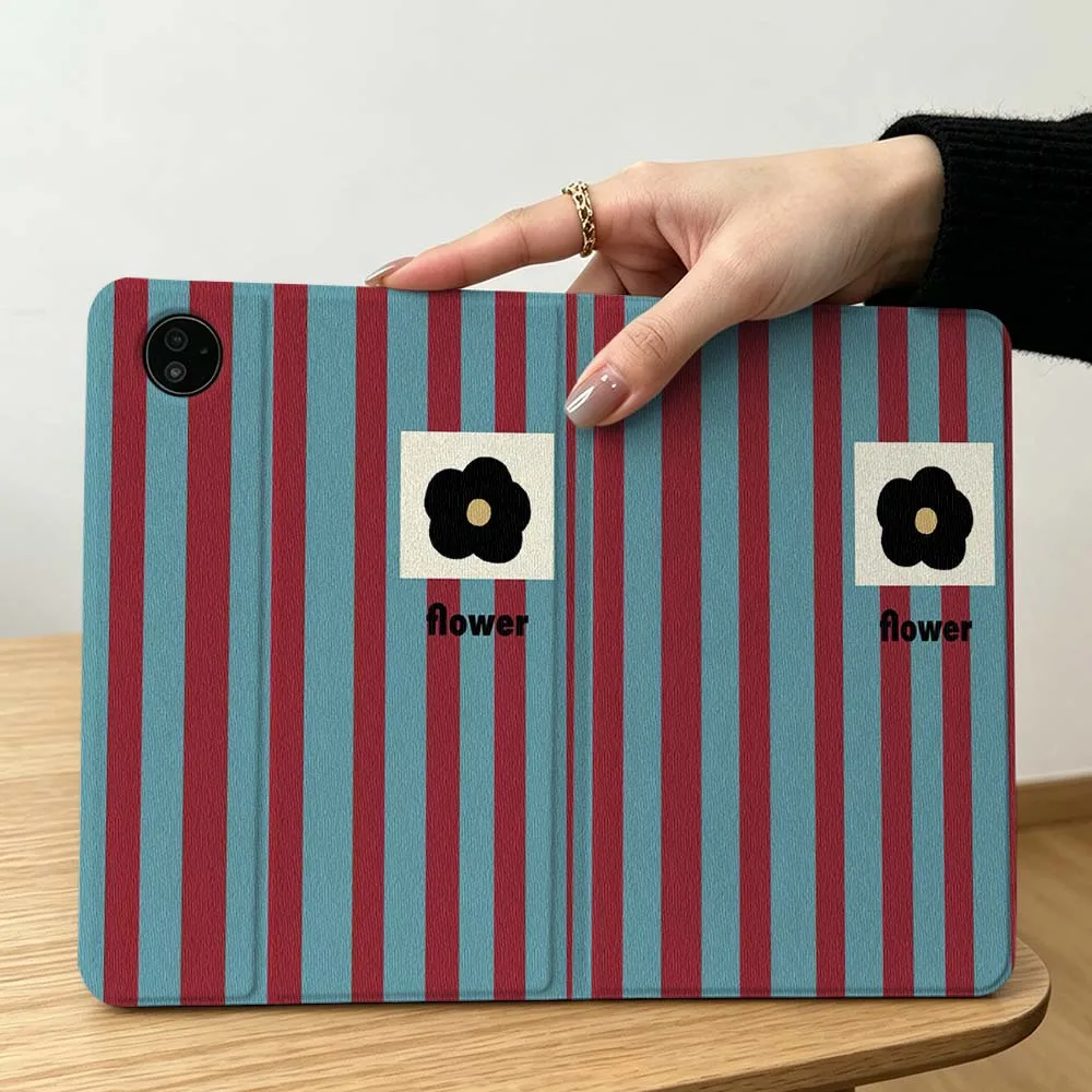 Flower Red Blue For Lenovo Xiaoxin Pad Pro Tab P12 P11 11 13 11.2 11.5 10.6 inch K11 Plus Tablet Case Pen Tray