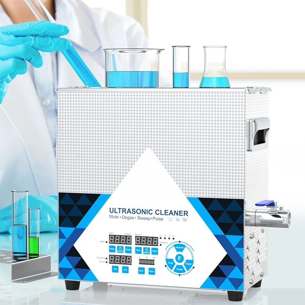 New Granbo 6.5L Ultrasonic Cleaner High Frequency 40/80/120/200Khz for Cleaning Efficiency Lab Industries