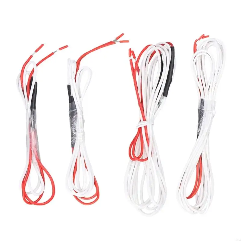 12V Heating Wire Low-Power Warming Cable with Rubber Insulation and Open-End Connection for Panel and Enclosure Use 87HA