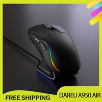 Dareu A950 Air Gamer Wireless Mouse 2 Mode 30000dpi Aim-750u 8k Bluetooth Mouses Lightweight Gaming Mice Pc Office Custom Gift