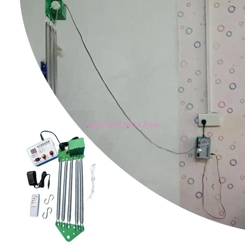 r6fd-front-digital-display-infant-rocking-bed-controller-with-round-2-pin-connector-258-split-layout-timer-and-variable-speed