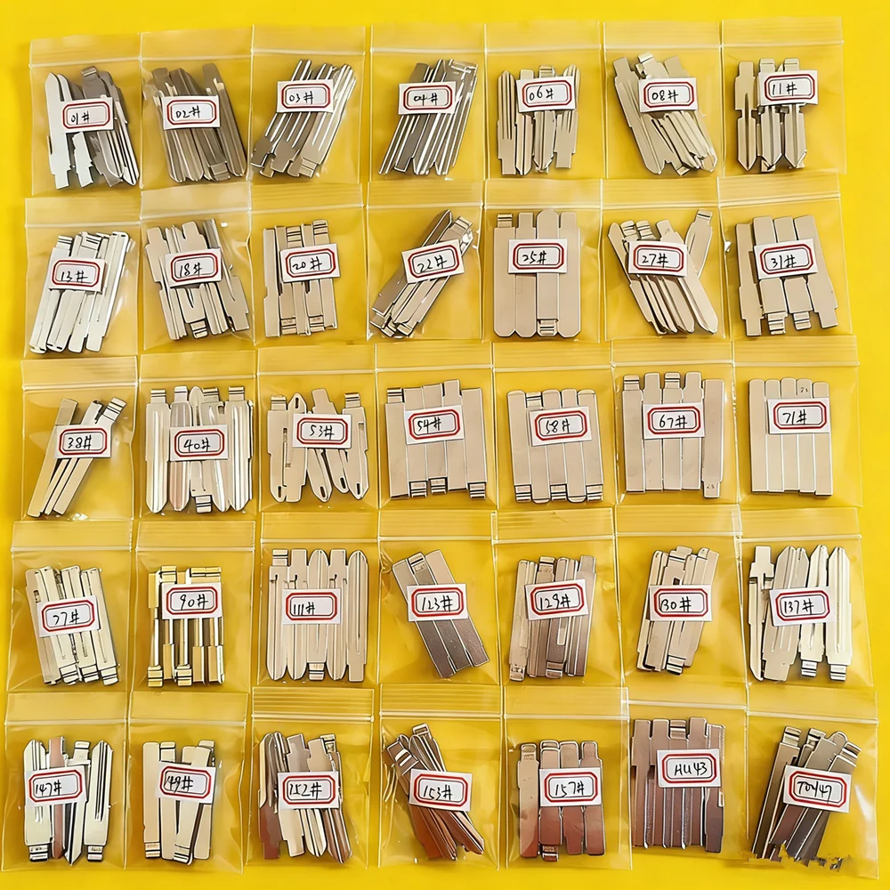 10 Pcs Xhorse KD VVDI HU56# HU56R Key Blade for Volvo Mitsubishi S40 Replacement Car Key Blank