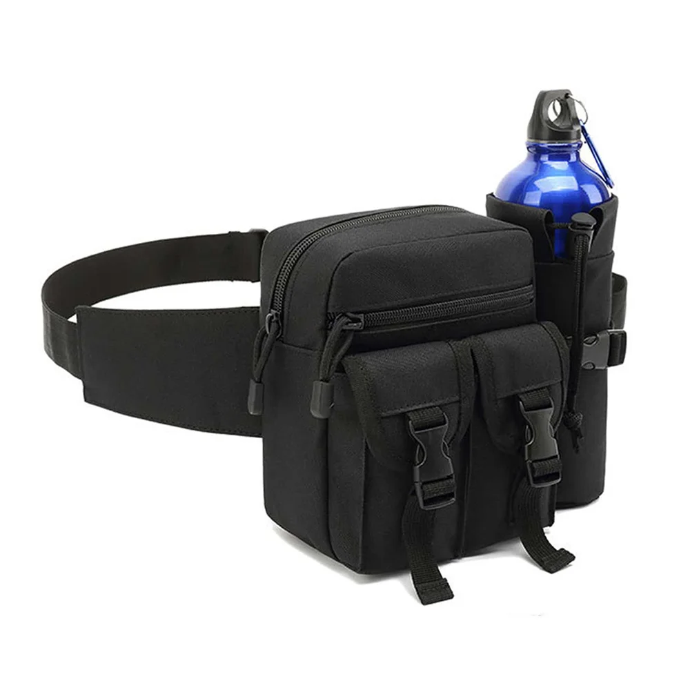Männer Taille Fanny Pack Taschen Taktische Militärische Camping Reise Wandern Wasser Flasche Klettern Outdoor Sport Klettern Bum Hüfte Gürtel Tasche – Detail 5