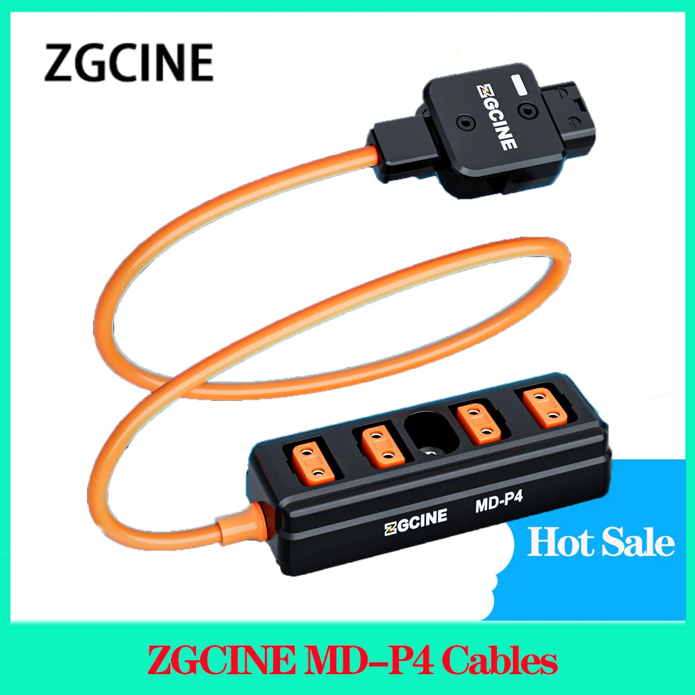 

Кабели ZGCINE Φ D-Tap Splitter 4 Port D-Tap Cable 14,8 V с винтом 1/4 для монитора/фотокамеры