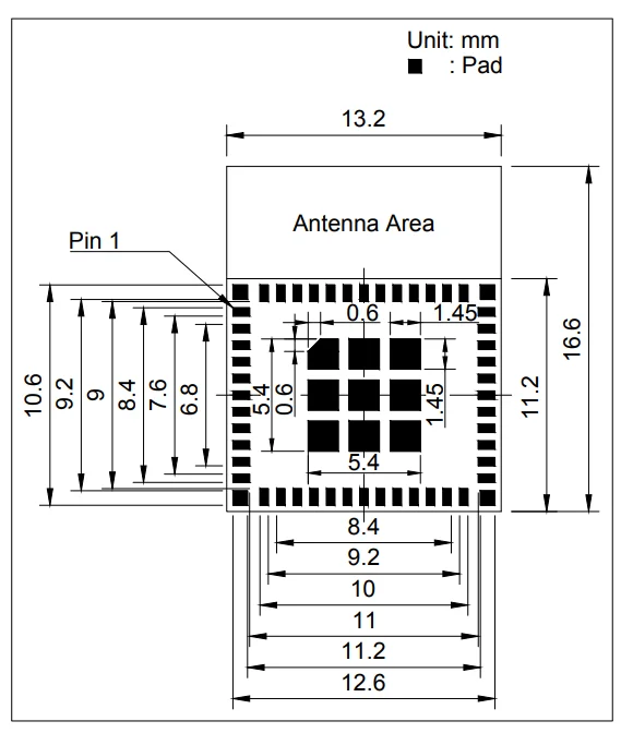 ESP32-PICO-MINI-02 Wi-Fi маломощный модуль Bluetooth MCU