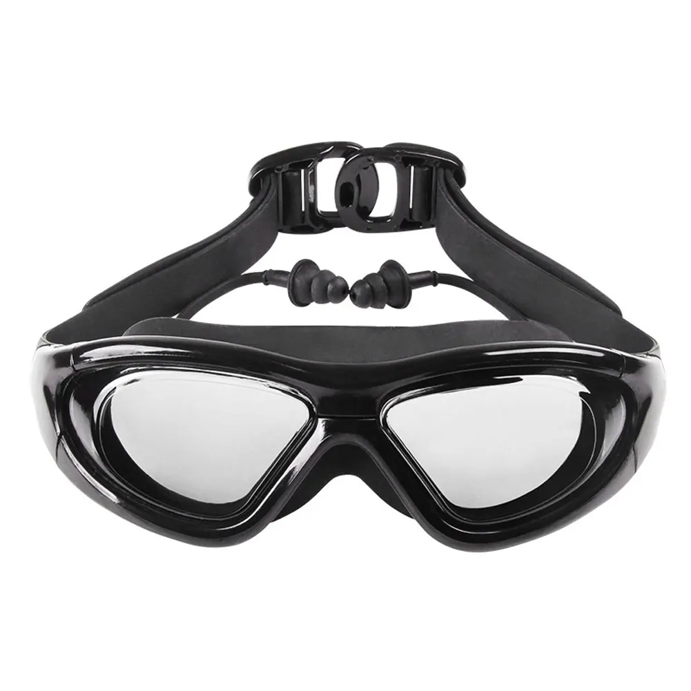 WSKEJI Adult Swimming Goggles Anti-Fog UV men women Glasses Eyewear Protection Swimming Goggles Ear Plug Swim Pool Glasses