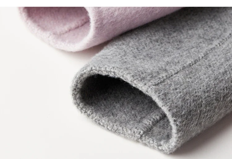 SENTUBILA 70S Damen-Wollmantel, doppelseitig, 2026 Winter, Damen, Reverskragen, dick, warm, mittellang, W54OA8789 – Detail 31