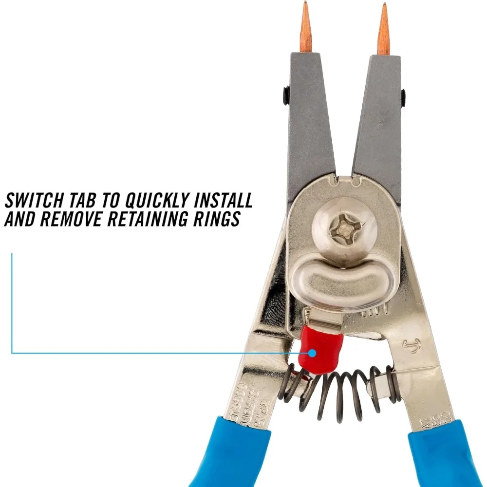 3-Piece Blue Convertible Retaining Ring Plier Set