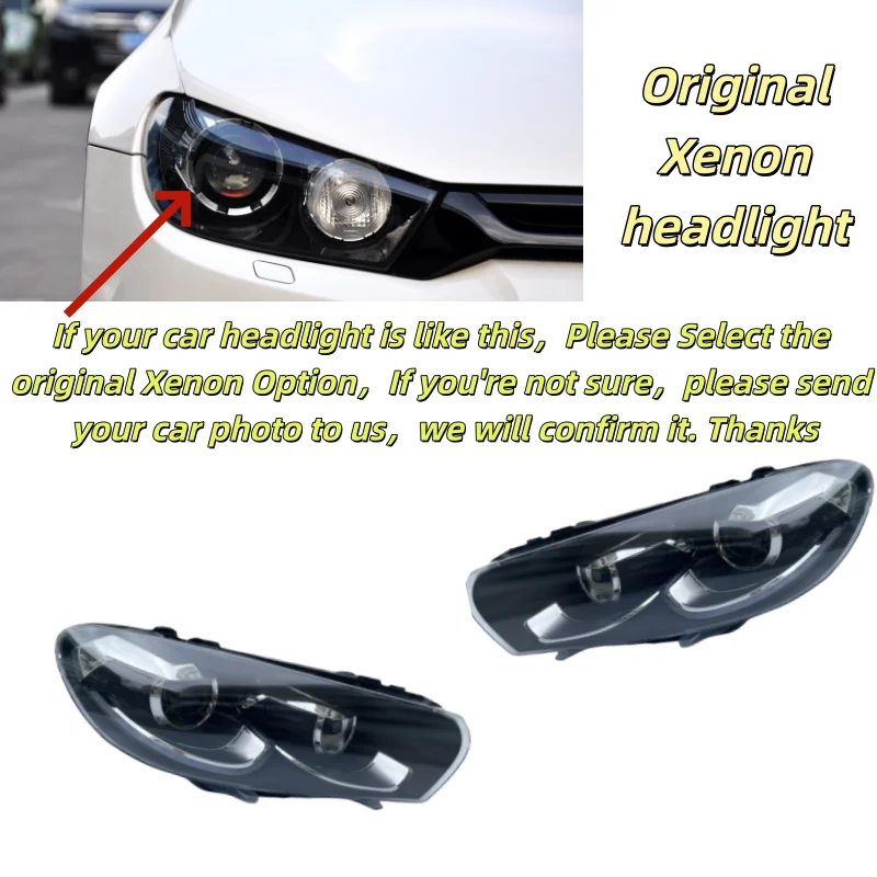 Auto Accessoires Voor VW Scirocco koplamp Montage 2009-2014 koplamp running lights upgrade naar LED auto licht accessoire