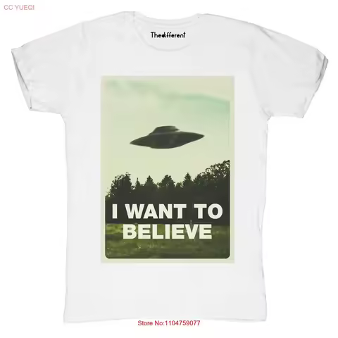 New Mens I Want Believe Idea Flame T Shirt vintage Washed Slightly Casual Unisex Stylish Soft Top For Everyday Wear Breathable