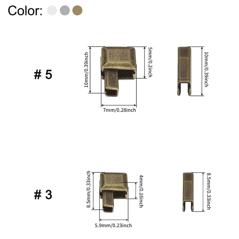 Zipper Repair Kit Fixing Box and Insertion Pin 3#5#8#10 for Bag Coat Clothing Opening Zipper Replacement - view 5