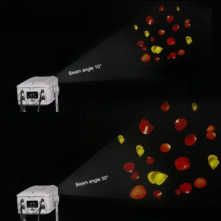 Led Dynamic Logo Gobo Projector Hotel wedding lamp Outdoor Waterproof 100W zoom Water Wave Effect advertising Light