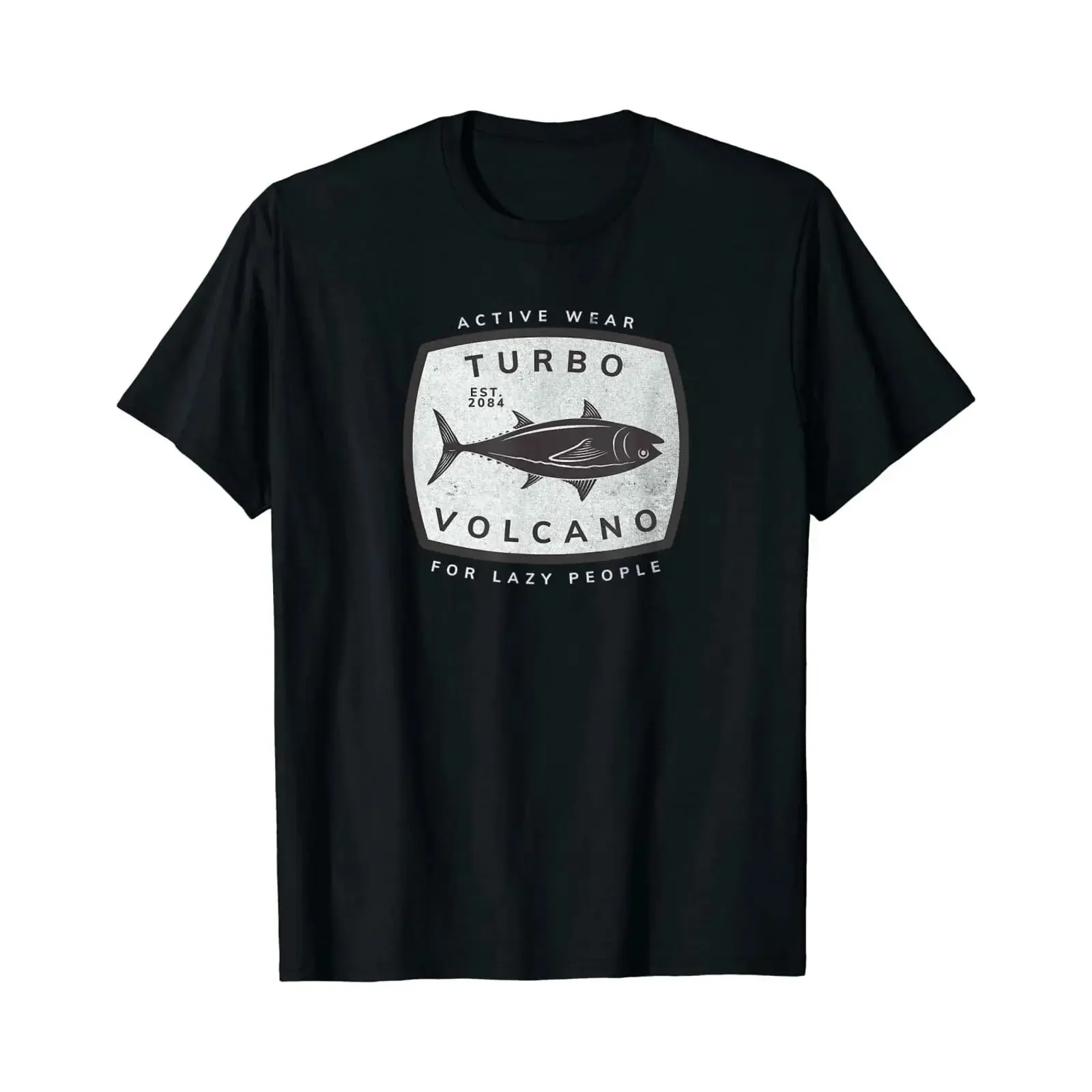 ACTIVE WEAR FOR LAZY PEOPLE Retro T Shirt by Turbo Volcano NEW 10 colors vintage Washed Top For Everyday Wear designer clothes