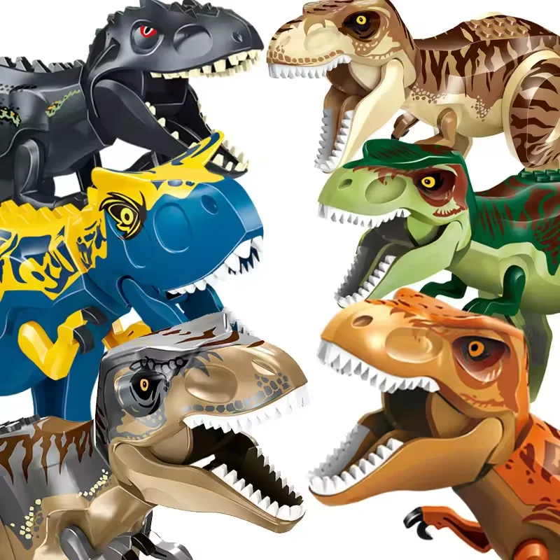

Мир Юрского периода Brutal Raptor, строительные блоки, кирпичи динозавров, тираннозавр, Indominus I-Rex, сборная игрушка для детей, подарки
