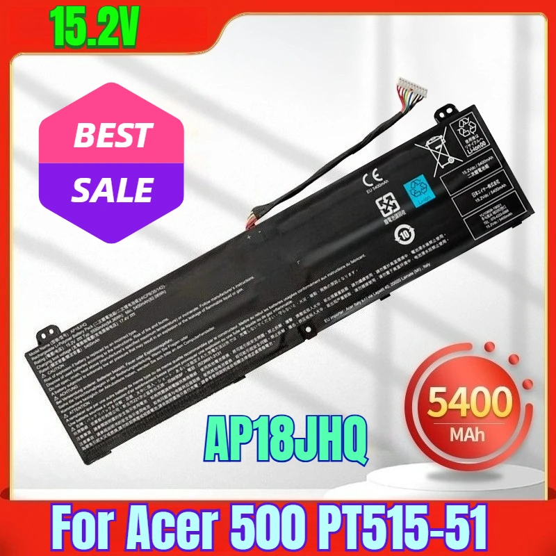 

15.2V 5400mAh Laptop Battery AP18JHQ for Acer 500 PT515-51