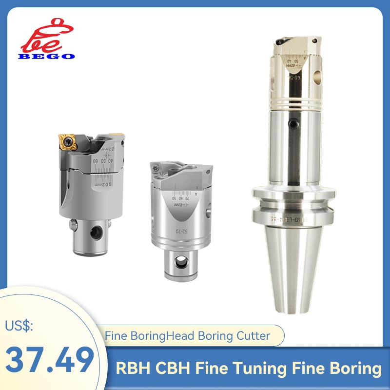 RBH CBH Fine Tuning Fine Boring 25-33 32-42 40-55 68-92LBK Coarse Boring Head Double Position Fine BoringHead Boring Cutter