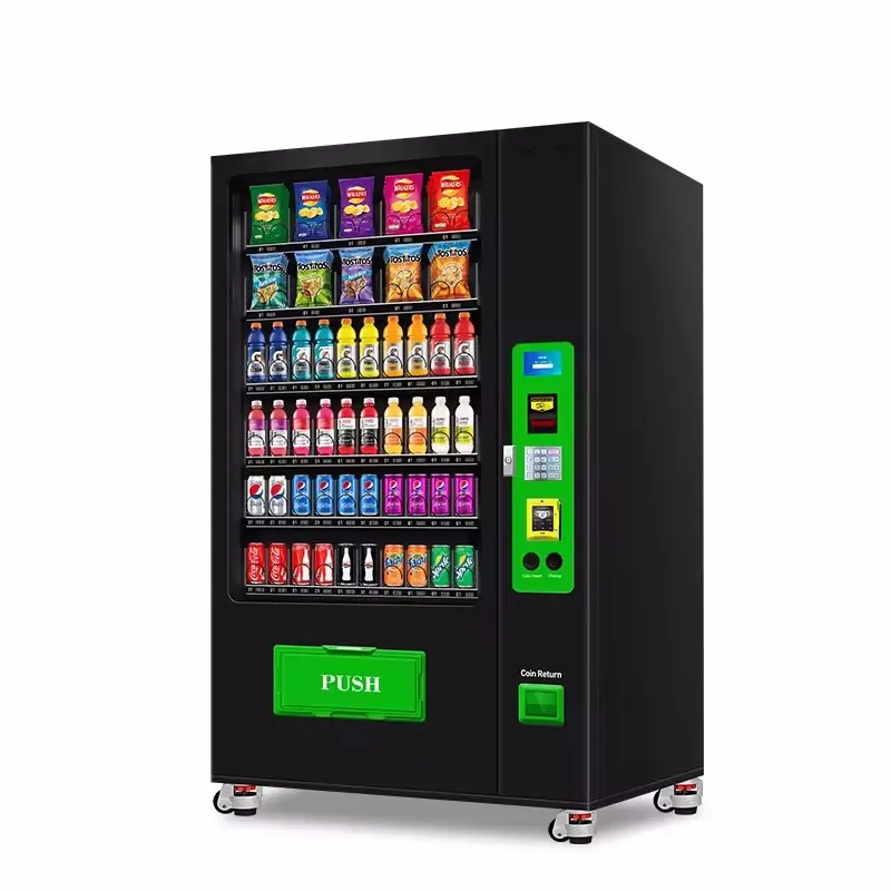 2025 Foods And Drinks Combo Vending Machine Snack And Drink Robot Vending Machine For Sale