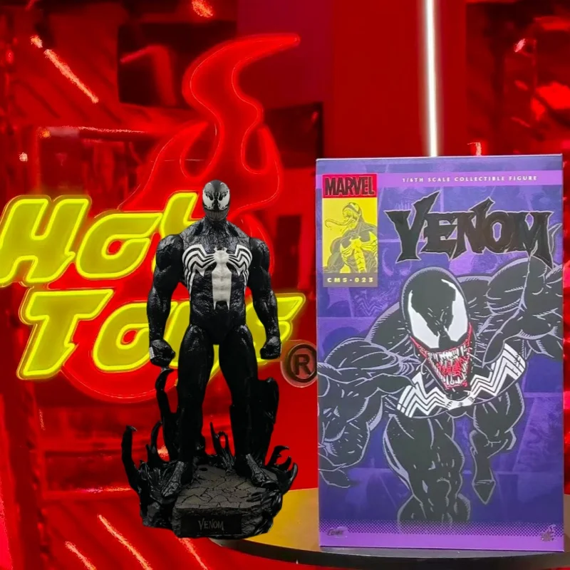 

In Stock Original HOTTOYS HT 1/6 CMS023 Action Figures Marvel Comics Venom Collectable Model Surprise Birthday Toy Gift