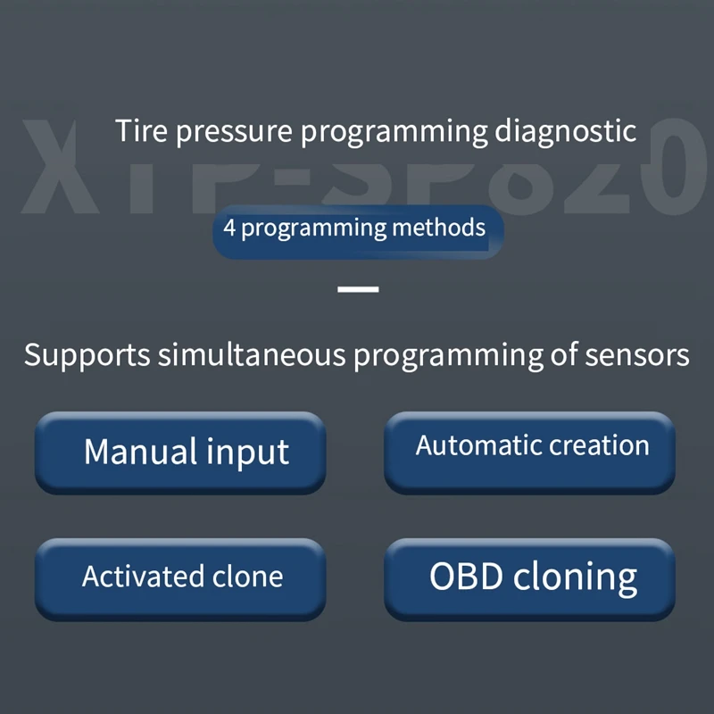 XTP-SP820 Tire Pressure Sensor Universal Tire Pressure Programming Fault Diagnosis Instrument