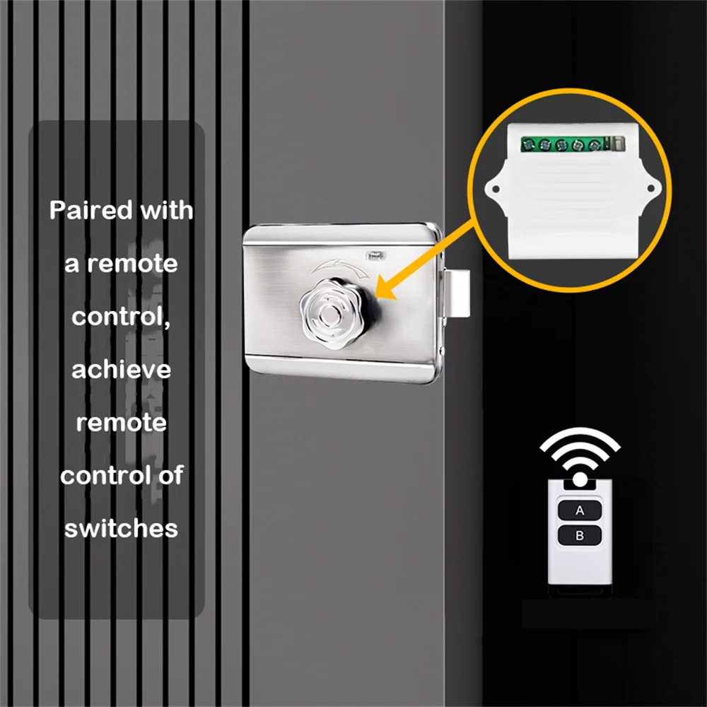 AC 110V 220V Wireless Remote Control Switch 1CH relay 433Mhz Receiver Module For learning code Transmitter Remote