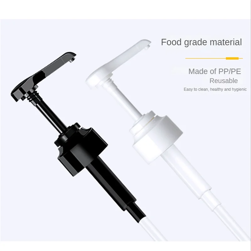 ABRW-Coffee Syrup Pump Dispenser, 6 Pack Syrup Pump For 750Ml/25.4 Oz Syrup Bottle, 3Colors Pumps For Coffee Syrup Bottle